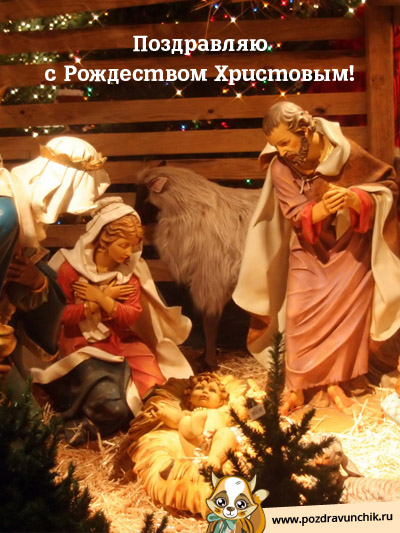 Поздравляю с Рождеством Христовым!