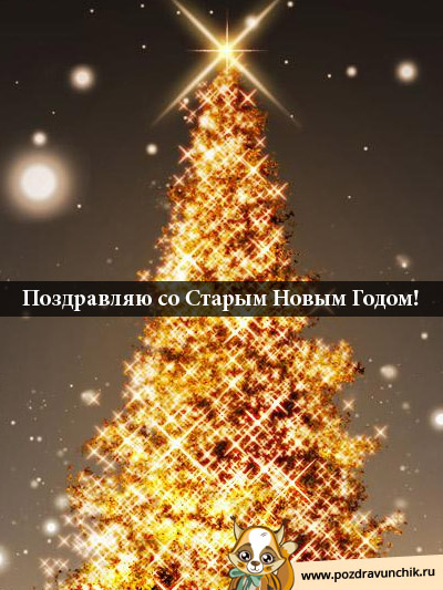 Поздравляю со Старым Новым Годом!