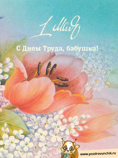 С 1 Мая, бабуля!