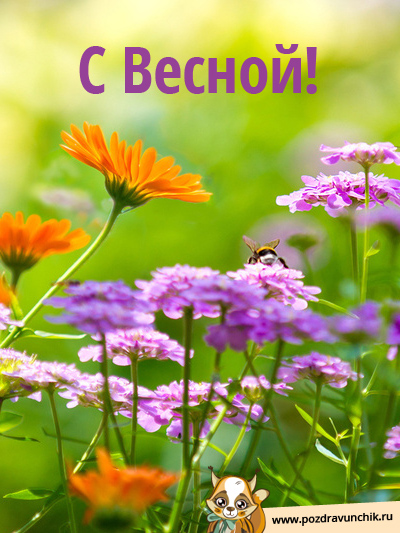 С Весной!