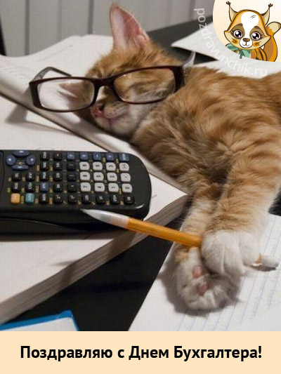 Поздравляю с днем бухгалтера!