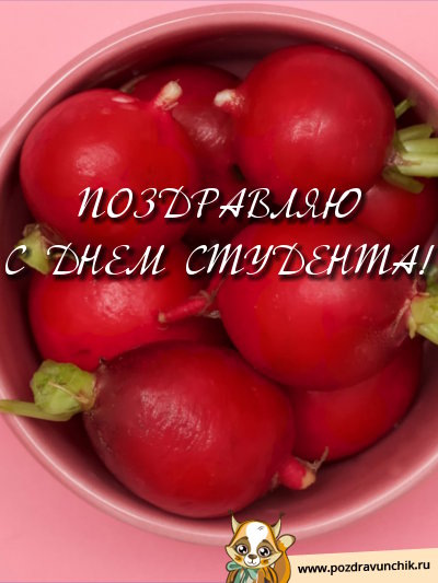 Поздравляю с днём студента!