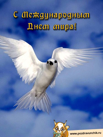 С международным Днем мира!