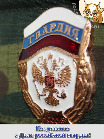 Поздравляю с днем российской гвардии!