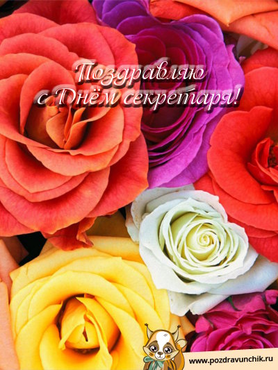 Поздравляю с днём секретаря!