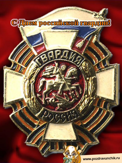 С днем российской гвардии!